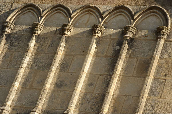 Image detail of façade